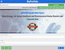 Tablet Screenshot of bioportfolio.co.uk