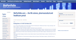 Desktop Screenshot of bioportfolio.com